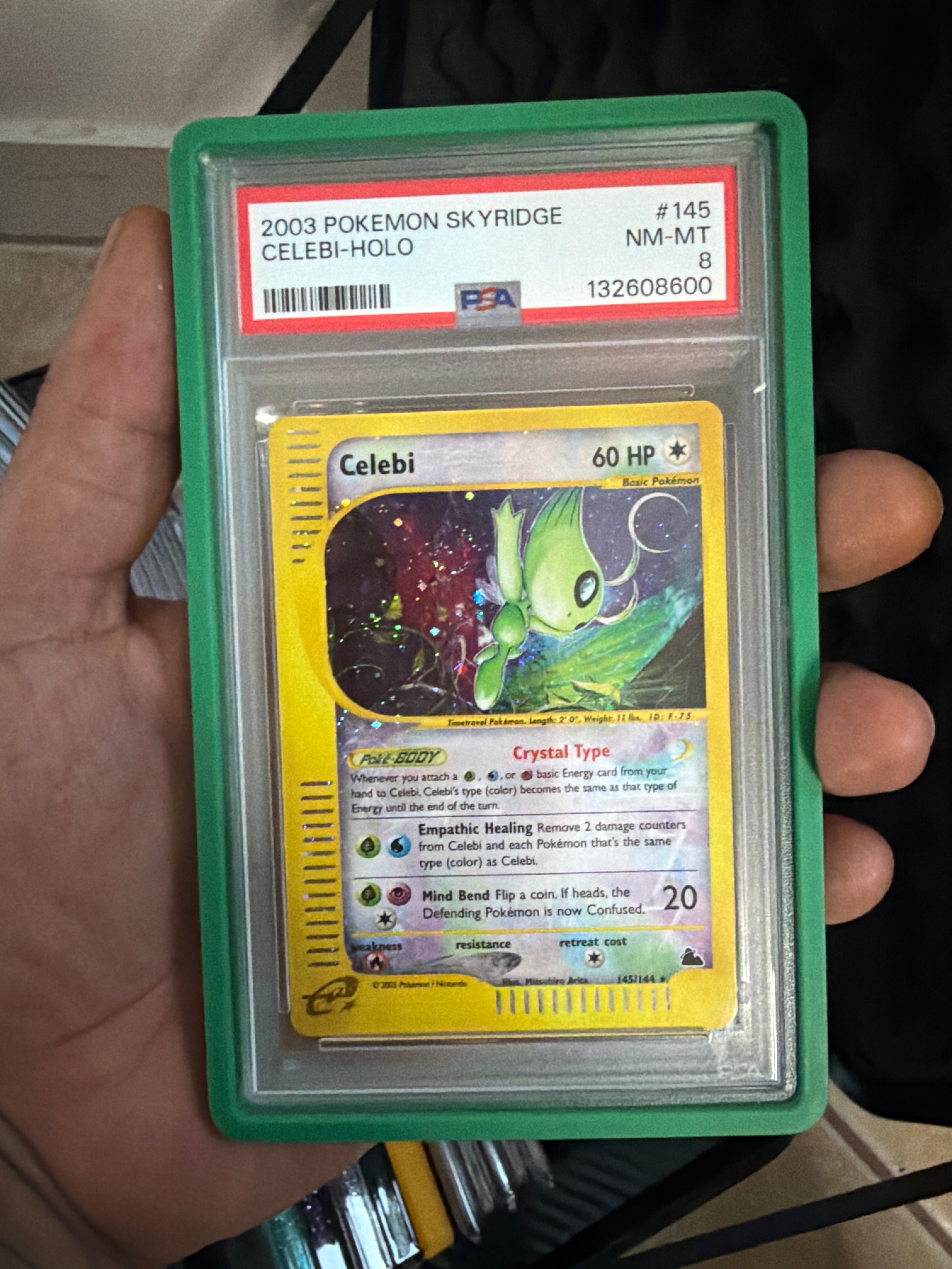 Celebi skyridge holo psa 8 🌀