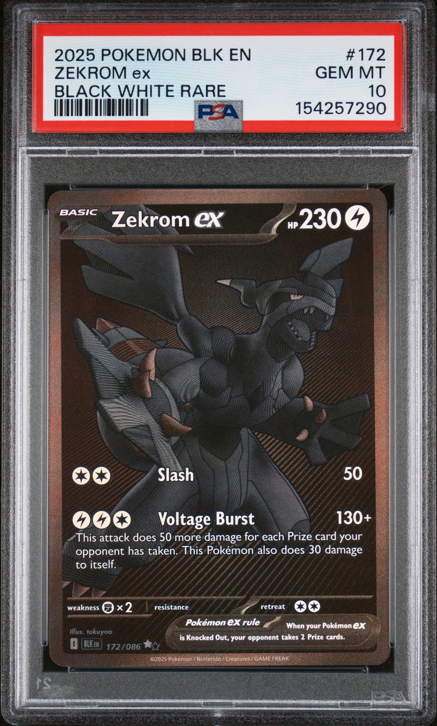 Zekrom ex psa 10