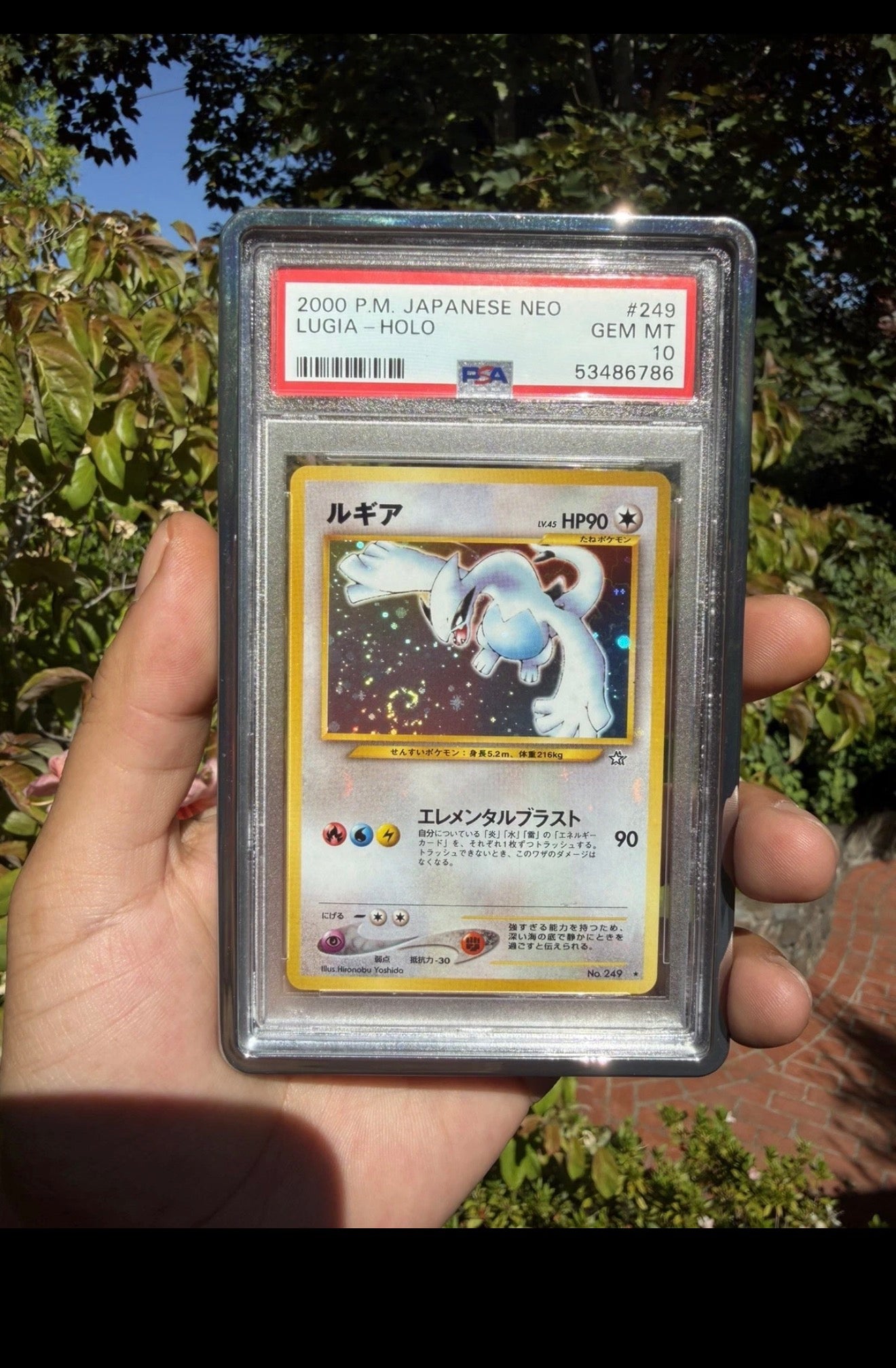 Lugia neo Japanese psa 10